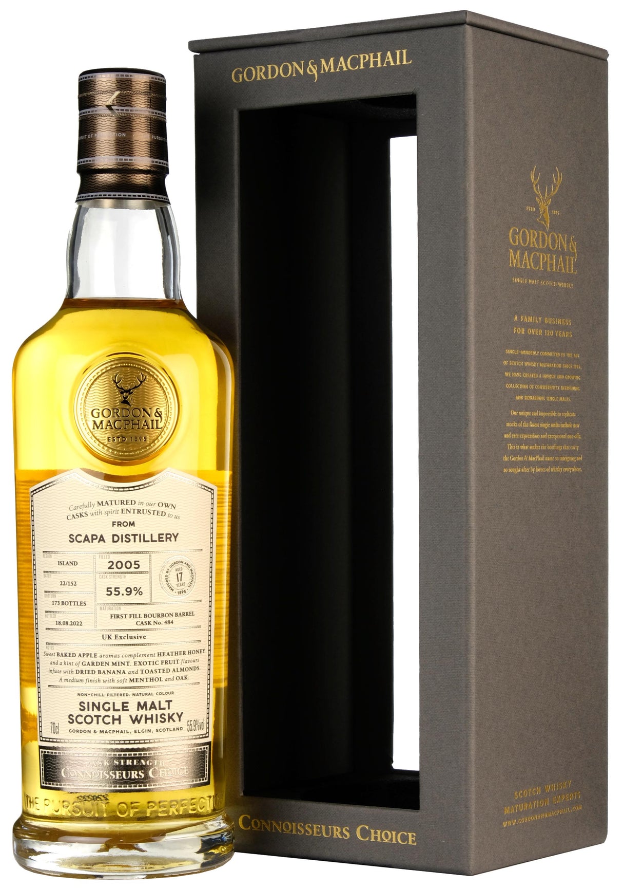 Scapa Connoisseurs Choice Single Cask #484 2005 17 Year Old Whisky | 700ML at CaskCartel.com