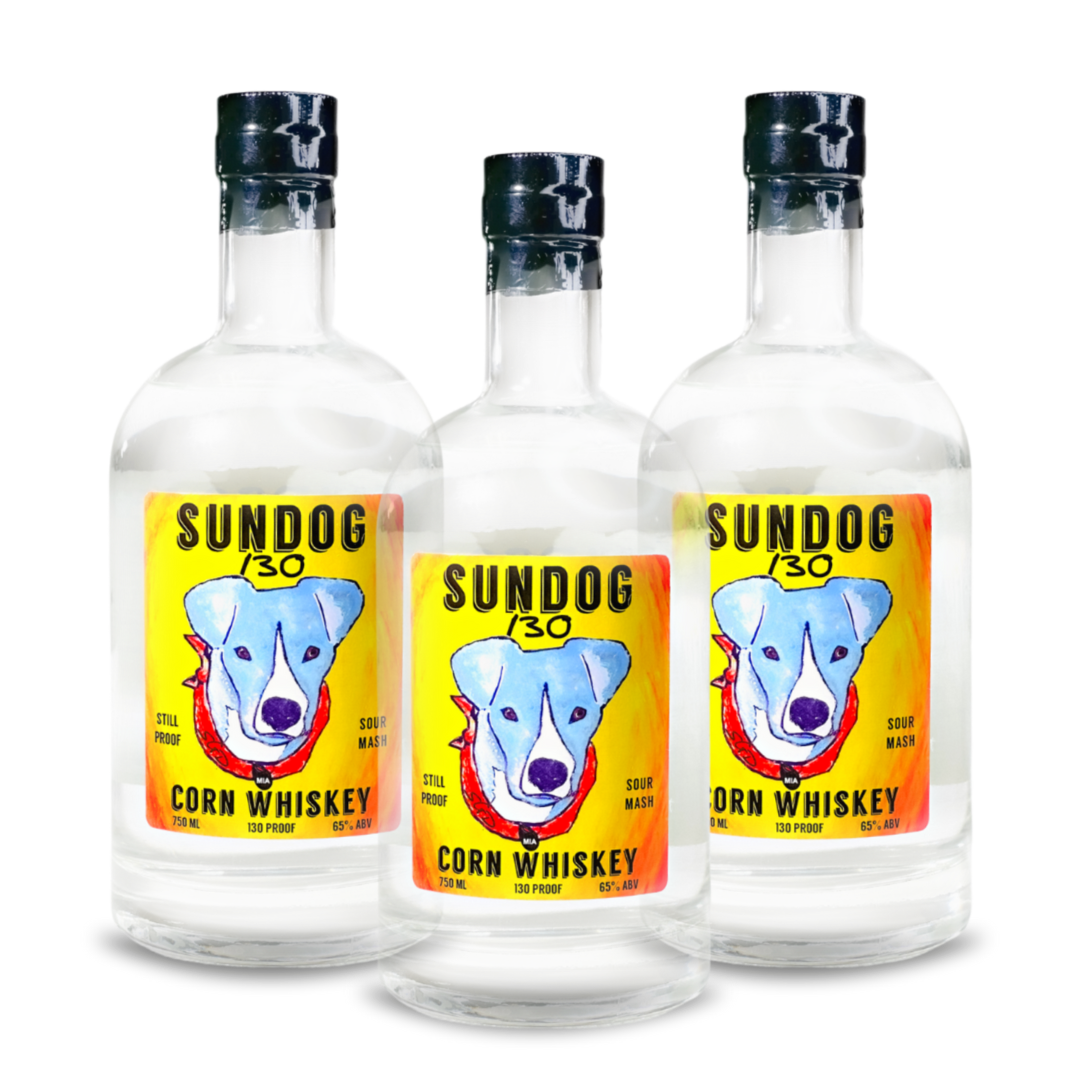 SunDog 130 Corn Whiskey (3) Bottle Bundle at CaskCartel.com