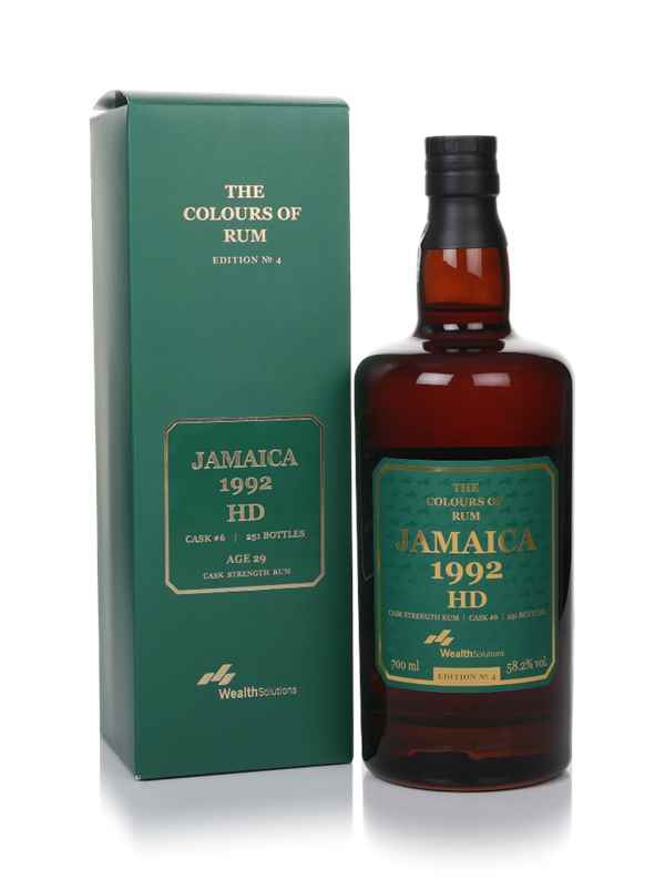 HD 29 Year Old 1992 Jamaica Edition No. 4 - The Colours of Rum (Wealth Solutions) | 700ML at CaskCartel.com