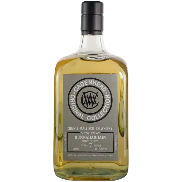 Cadenhead's Bunnahabhain 7 year Old Unchillfiltered Peated Scotch Whisky at CaskCartel.com