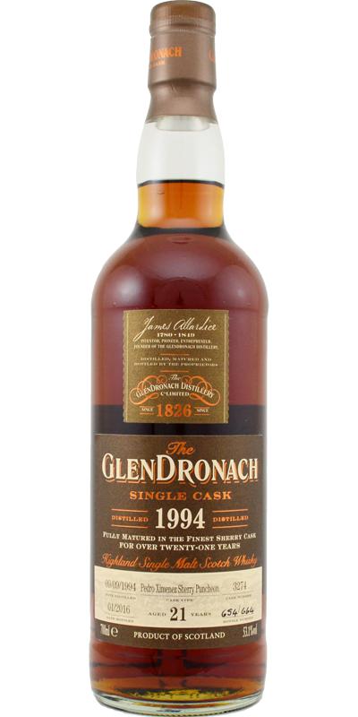 GlenDronach Single Cask #3274 Batch #13 1994 21 Year Old Whisky | 700ML at CaskCartel.com