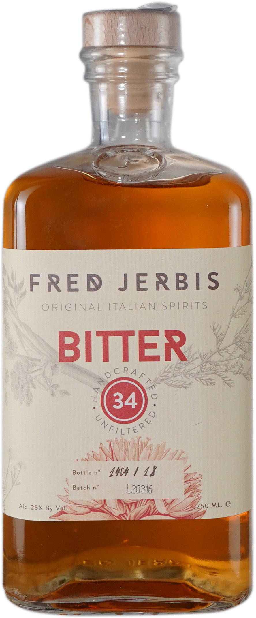Fred Jerbis Bitter 34 Handcrafted Unfiltered Liqueur at CaskCartel.com