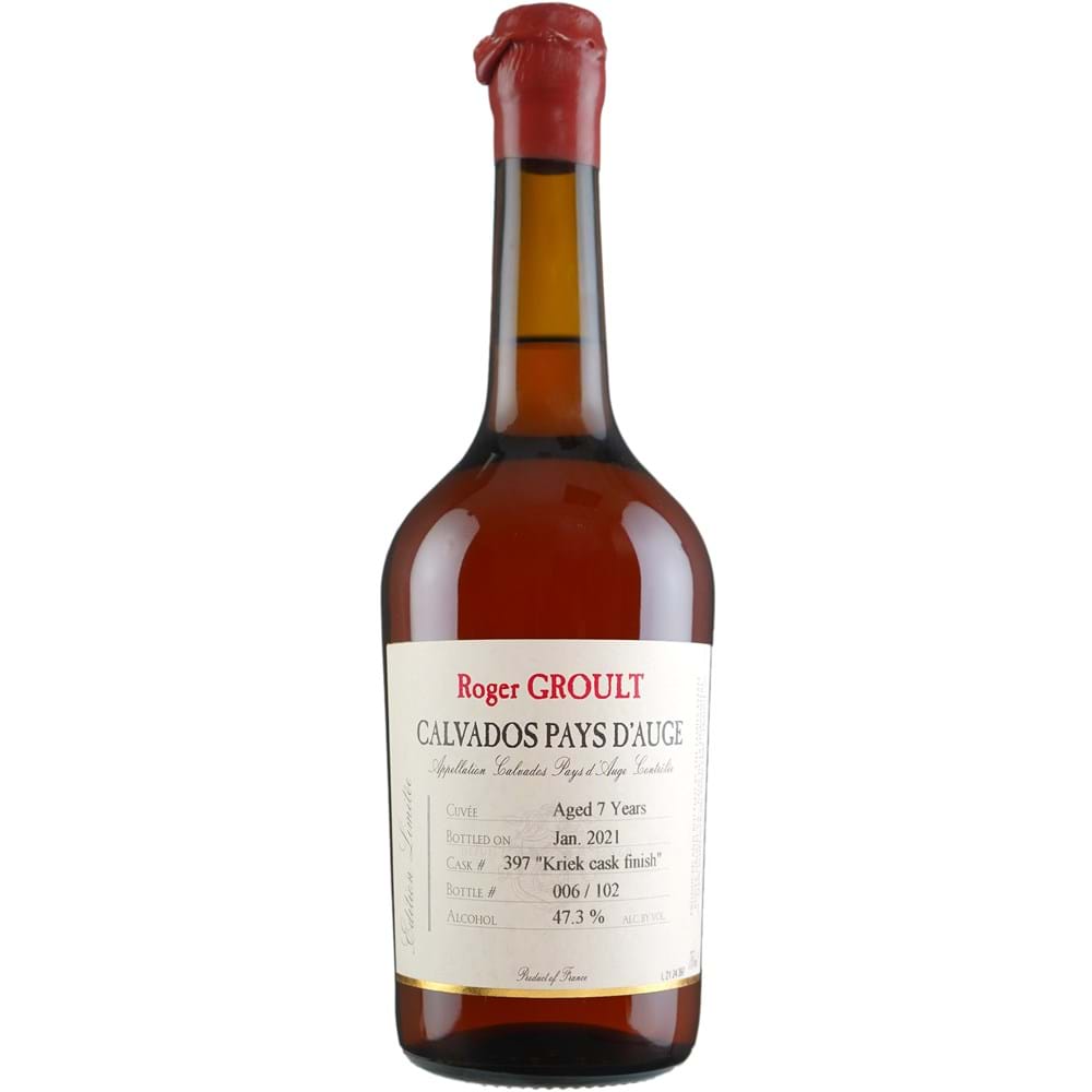 Roger Groult 7 Year Old Calvados Finished Kriek Barrel Brandy at CaskCartel.com