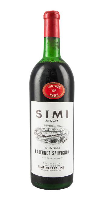 1935 | Simi Winery | Cabernet Sauvignon at CaskCartel.com