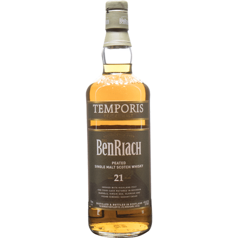 BenRiach Peated 21 Year Temporis Single Malt Scotch Whisky at CaskCartel.com