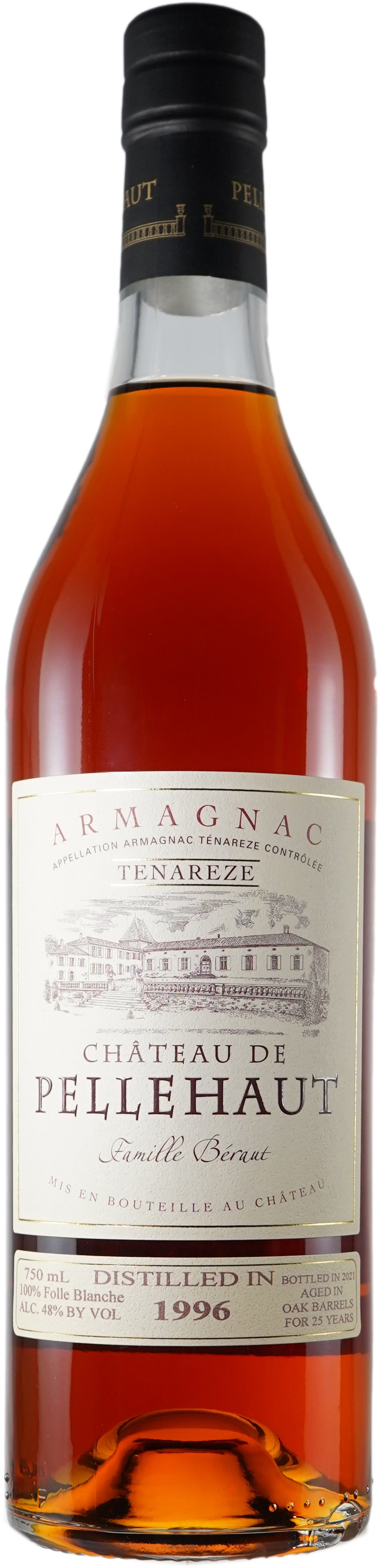 Chateau Pellehaut Vintage Folle Blanche Tenareze 1996 Armagnac at CaskCartel.com
