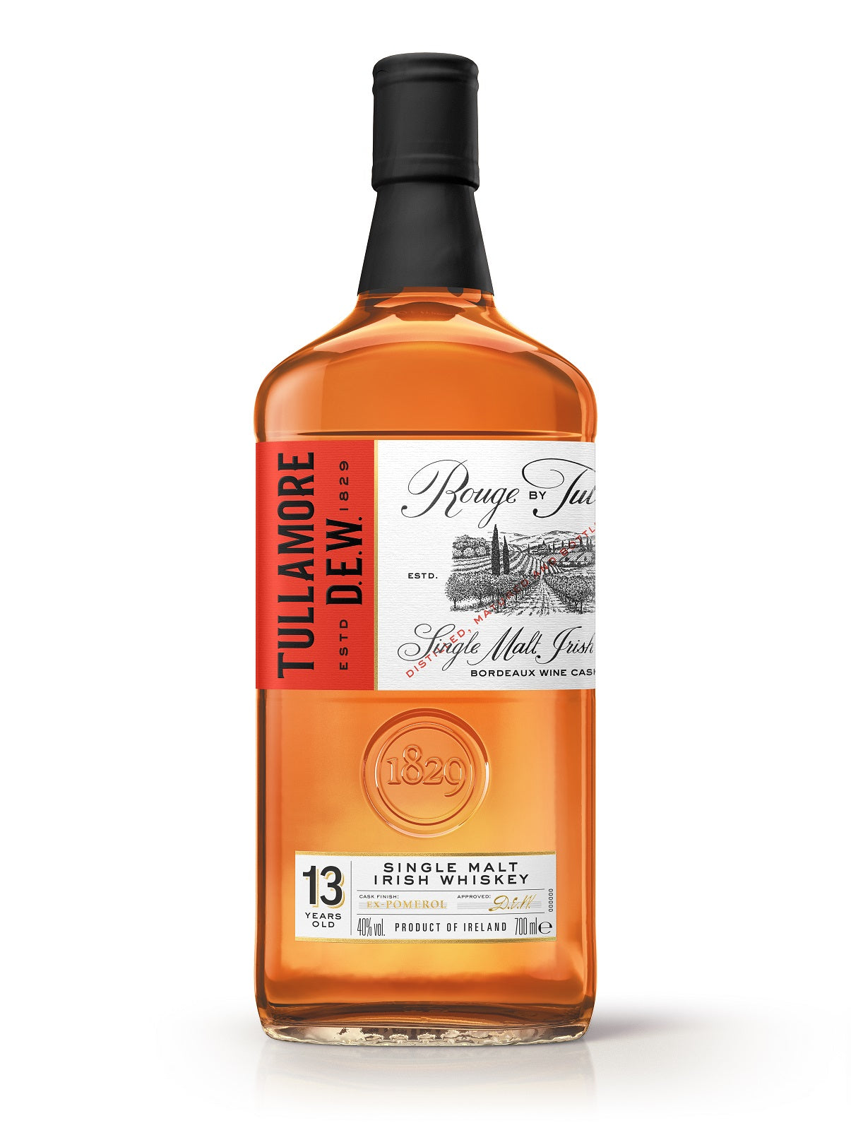 Tullamore Dew Rouge 13 Year Old Single Malt Irish Whiskey | 700ML at CaskCartel.com