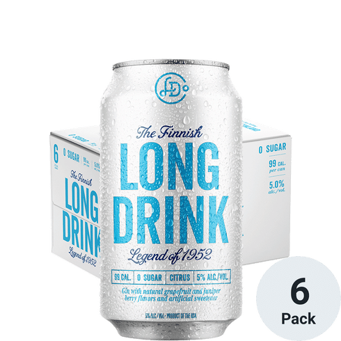 The Finnish Long Drink Zero Sugar Cocktail | 6pk-12oz Cans at CaskCartel.com
