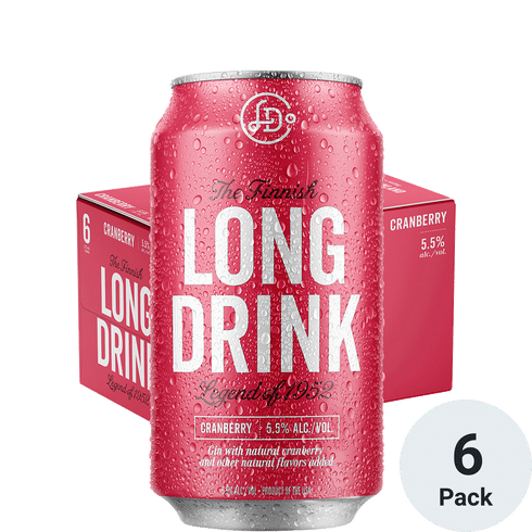 The Finnish Long Drink Cranberry Cocktail | 6pk-12oz Cans at CaskCartel.com