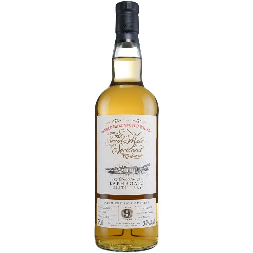 The Single Malts of Scotland Laphroaig 9 Year Old Cask Strength 2013 Scotch Whisky at CaskCartel.com