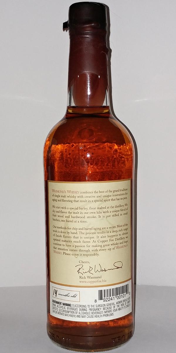 Wasmund’s Rappahannock’s Batch No.128 Single Malt Whisky at CaskCartel.com