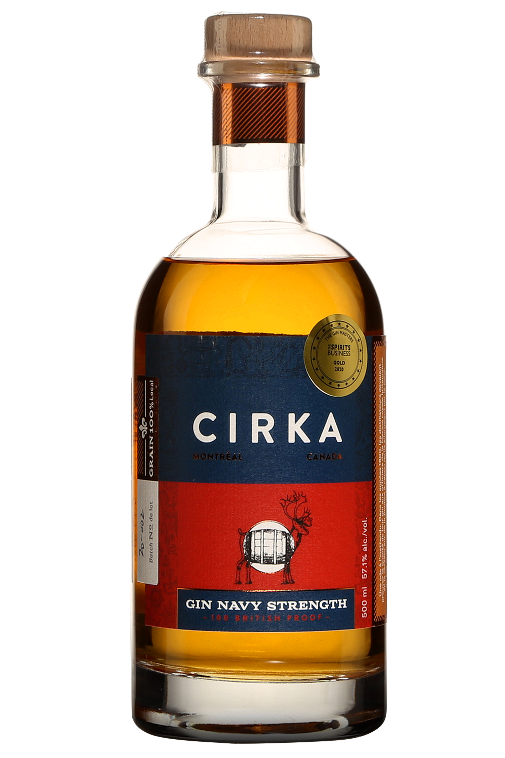 Cirka Navy Strength Gin | 500ML at CaskCartel.com