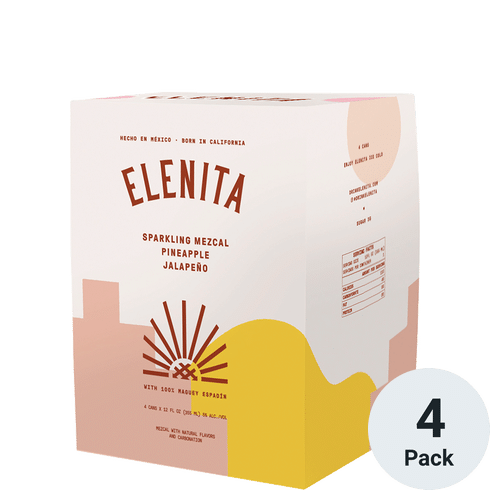 Elenita Sparkling Mezcal Pineapple Jalapeno Ready To Drink Cocktail at CaskCartel.com