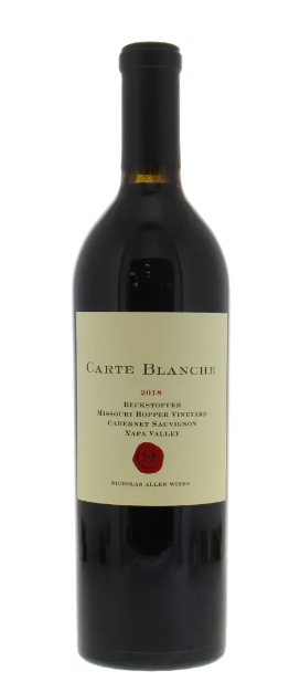 2018 | Carte Blanche | Cabernet Sauvignon Beckstoffer Missouri Hopper Vineyard at CaskCartel.com