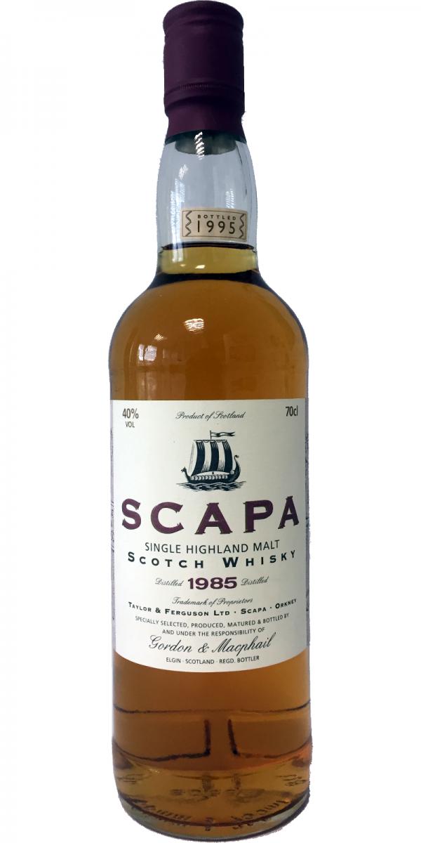 Scapa 1985 (Bottled 1995) Gordon & MacPhail Scotch Whisky | 700ML at CaskCartel.com