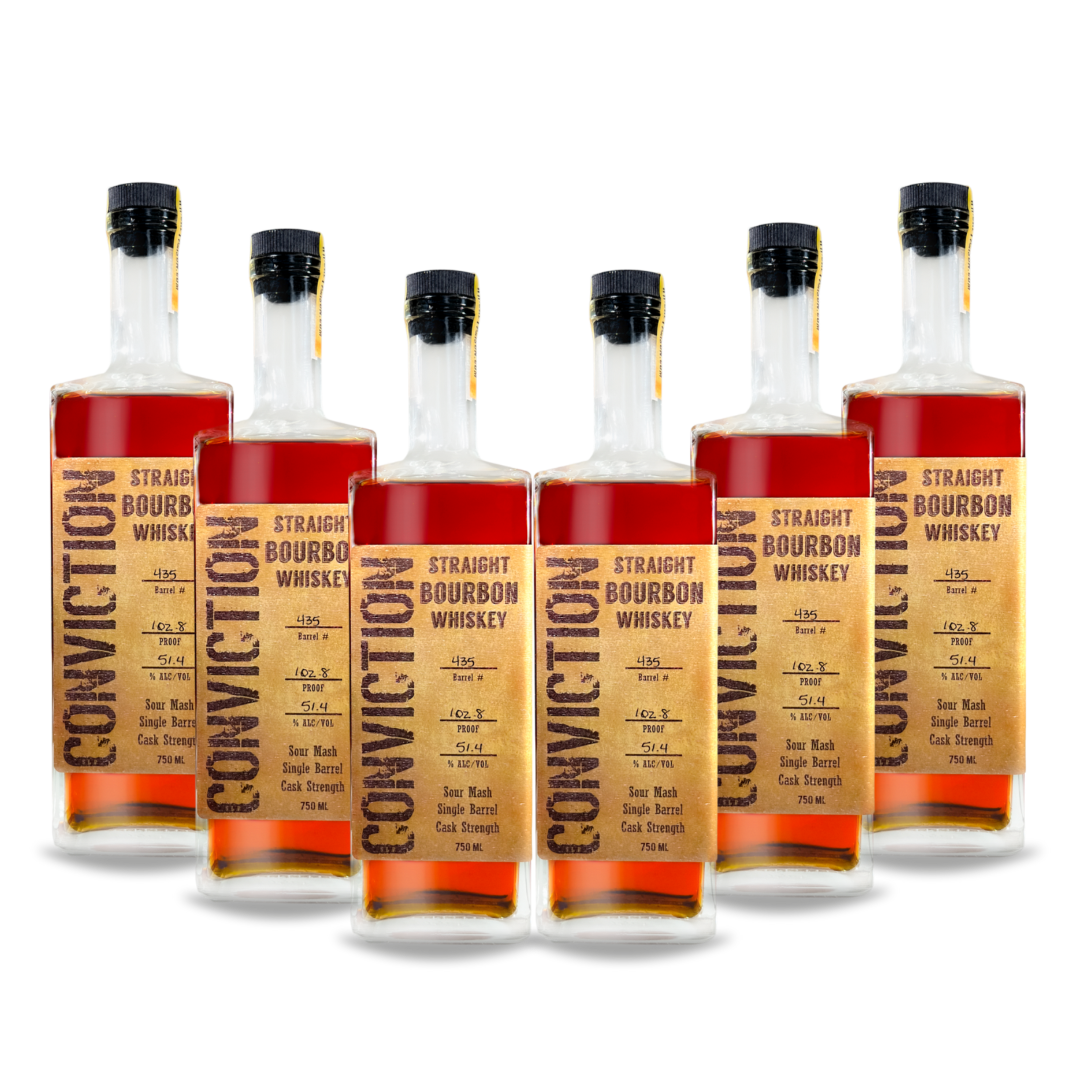 Conviction Single Barrel Bourbon Whiskey (6) Bottle Bundle at CaskCartel.com