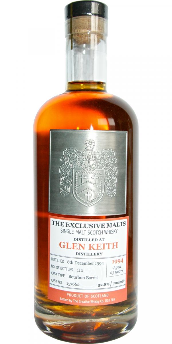 Glen Keith 1994 CWC The Exclusive Malts (Cask #157662) 23 Year Old 2018 Release Single Malt Scotch Whisky | 700ML at CaskCartel.com