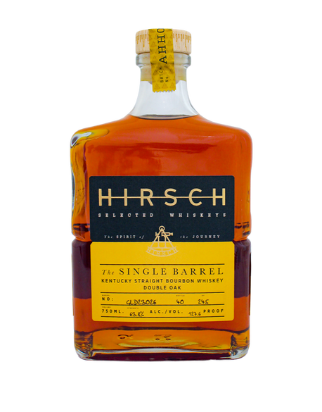 HIRSCH S1B63 Single Barrel Double Oak Bourbon Whiskey at CaskCartel.com
