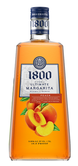 1800 The Ultimate Margarita Peach Liqueur - CaskCartel.com