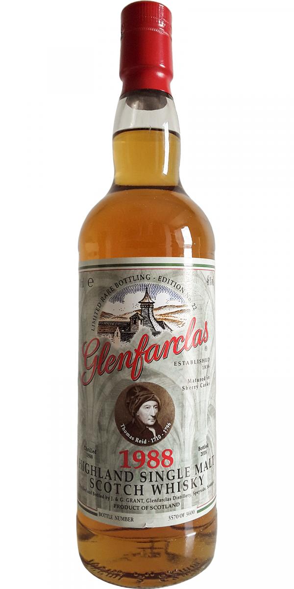 Glenfarclas 1988 Edition N°22 Thomas Reid 2018 Release Single Malt Scotch Whisky | 700ML at CaskCartel.com