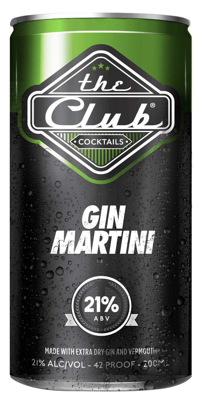The Club Gin Martini Cocktail | 200ML at CaskCartel.com