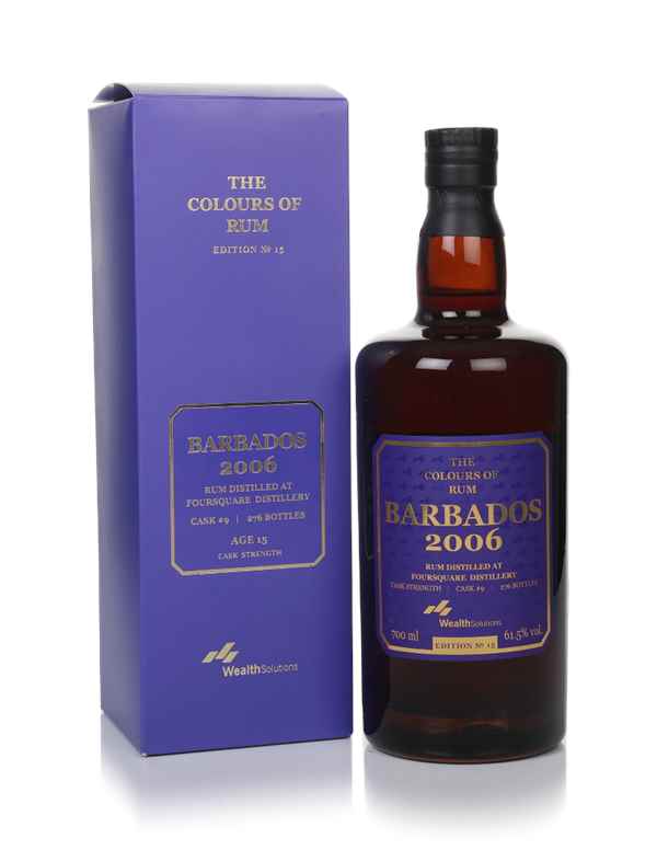 Foursquare 15 Year Old 2006 Barbados Edition No. 15 - The Colours of Rum (Wealth Solutions) | 700ML at CaskCartel.com