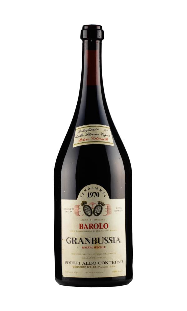 1970 | Aldo Conterno | Barolo Granbussia Vigna Colonnello Riserva Speciale 3.78L at CaskCartel.com