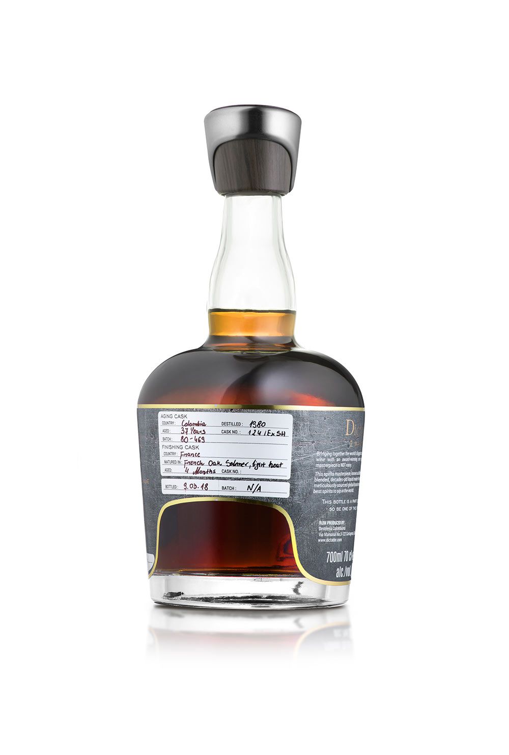 1980 Dictador '2 Masters Despagne' Rum at CaskCartel.com