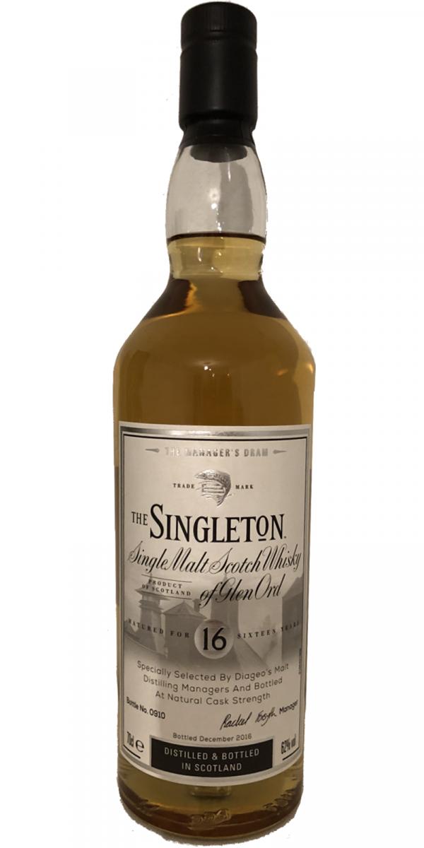 Glen Ord The Singleton Managers Dram Single Malt 16 Year Old Whisky | 700ML at CaskCartel.com