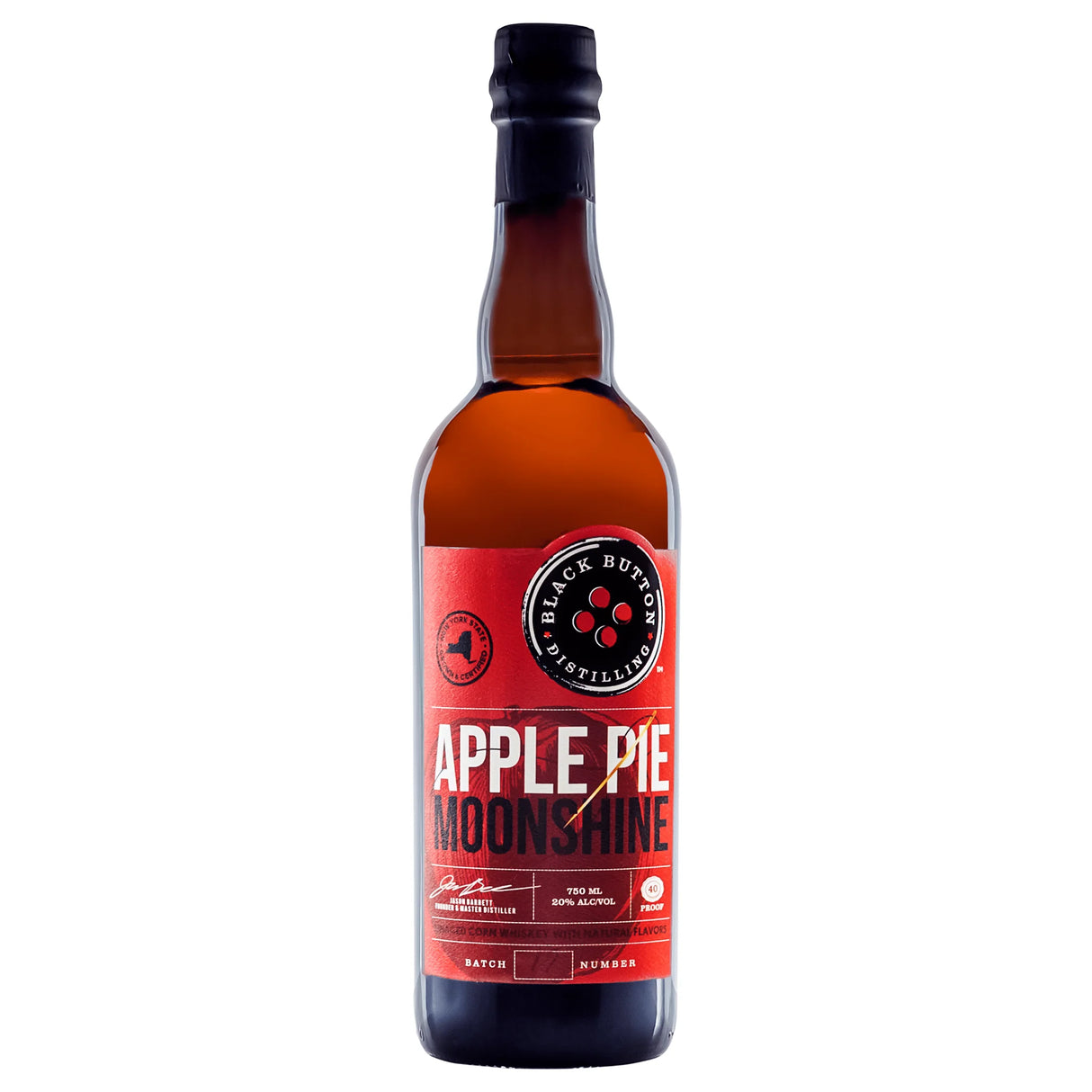 Black Button Apple Pie Moonshine | 750ML at CaskCartel.com