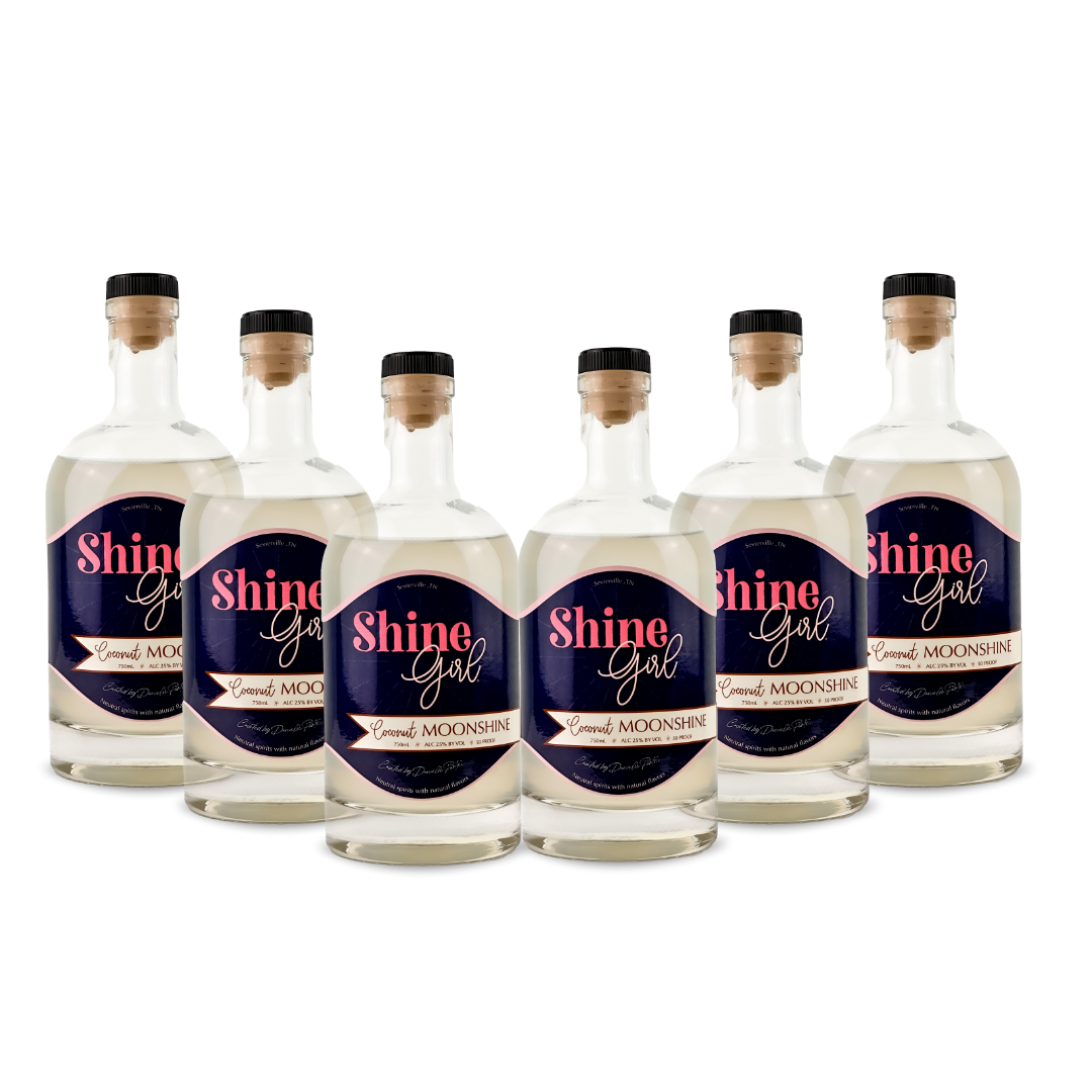 Shine Girl Moonshine | Coconut Moonshine (6) Bottle Bundle at CaskCartel.com