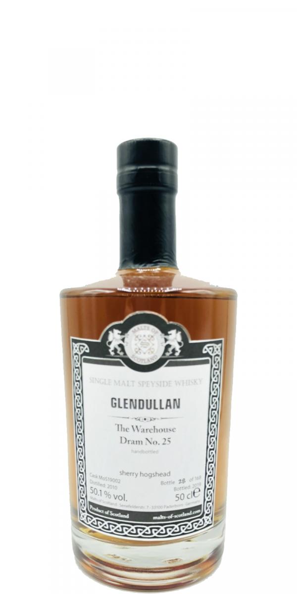 Glendullan 2010 (Malts of Scotland) The Warehouse Dram No. 25 2019 Release (Cask #MoS 19002) Single Malt Scotch Whisky | 500ML at CaskCartel.com