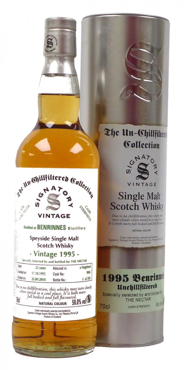 Benrinnes 1995-2018 Signatory Vintage 22 Year Old Vintage Scotch Whisky | 700ML at CaskCartel.com