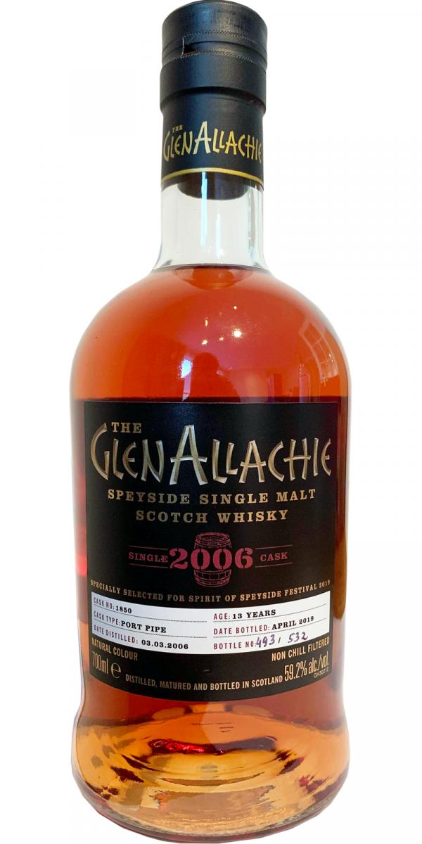 Glenallachie 2006 Spirit of Speyside Festival 13 Year Old 2019 Release (Cask #1850) Single Malt Scotch Whisky | 700ML at CaskCartel.com