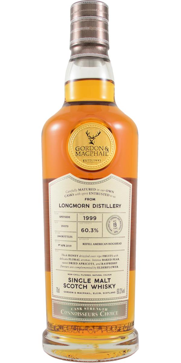 Longmorn 1999 (Gordon & MacPhail) Connoisseurs Choice - Cask Strength 19 Year Old 2019 Release (Cask #60471) Single Malt Scotch Whisky | 700ML at CaskCartel.com