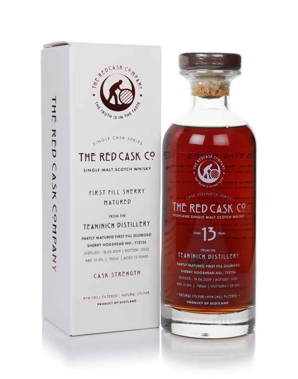 Teaninich 13 Year Old 2009 (cask 712136) - Single Cask Series (The Red Cask Company) | 700ML at CaskCartel.com