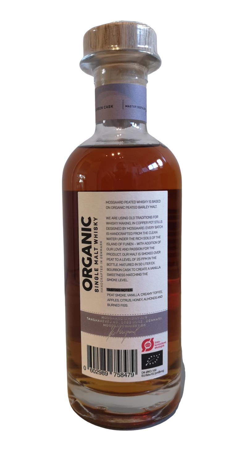 Mosgaard Organic - Peated (Batch 1) 3 Year Old 2019 Release Single Malt Whisky | 500ML at CaskCartel.com