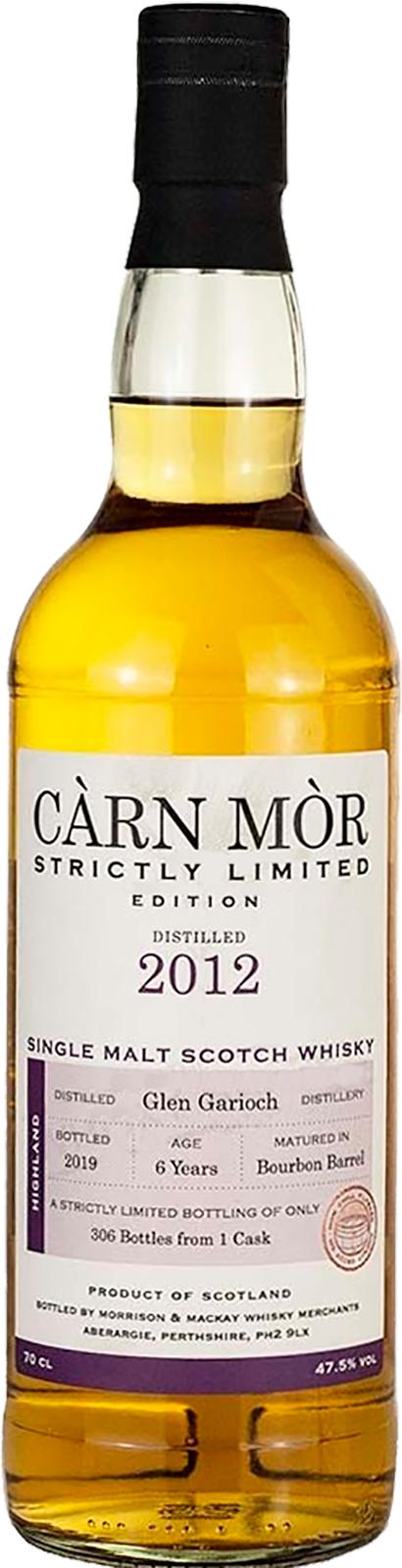 Glen Garioch 2012 (Morrison and MacKay) Càrn Mòr - Strictly Limited Edition 6 Year Old 2019 Release Single Malt Scotch Whisky | 700ML at CaskCartel.com