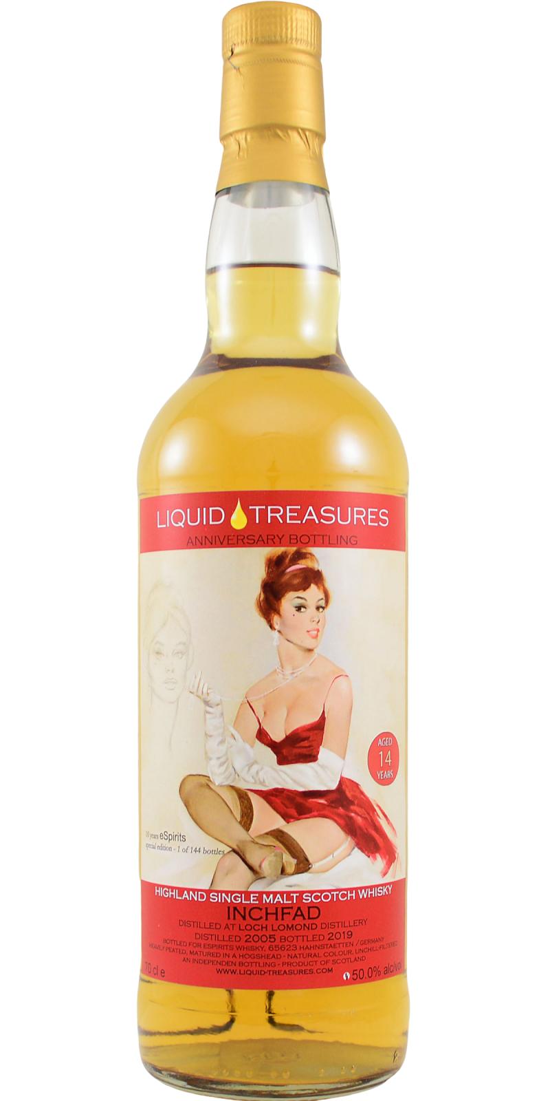 Inchfad 2005 (Liquid Treasures) 10th Anniversary Edition 14 Year Old 2019 Release Single Malt Scotch Whisky | 700ML at CaskCartel.com