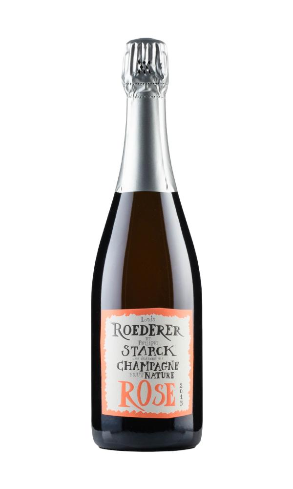 2015 | Louis Roederer | Brut Nature Rose Philippe Starck at CaskCartel.com