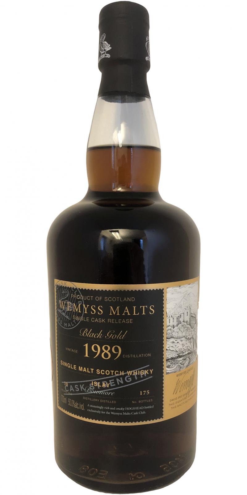 Bowmore Black GOld Single Cask 1989 30 Year Old Whisky | 700ML at CaskCartel.com