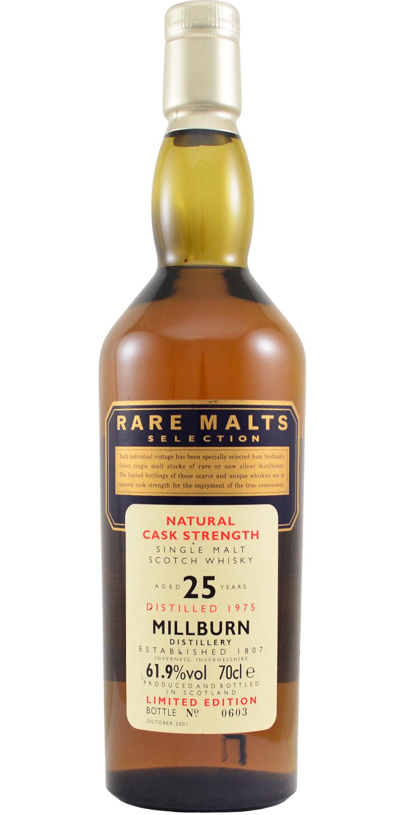 Millburn 25 Year Old (D.1975, B.2001) Rare Malts Scotch Whisky | 700ML at CaskCartel.com