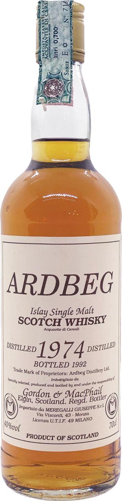 Ardbeg 1974 (Bottled 1992) Gordon & MacPhail Islay Single Malt Scotch Whisky | 700ML at CaskCartel.com