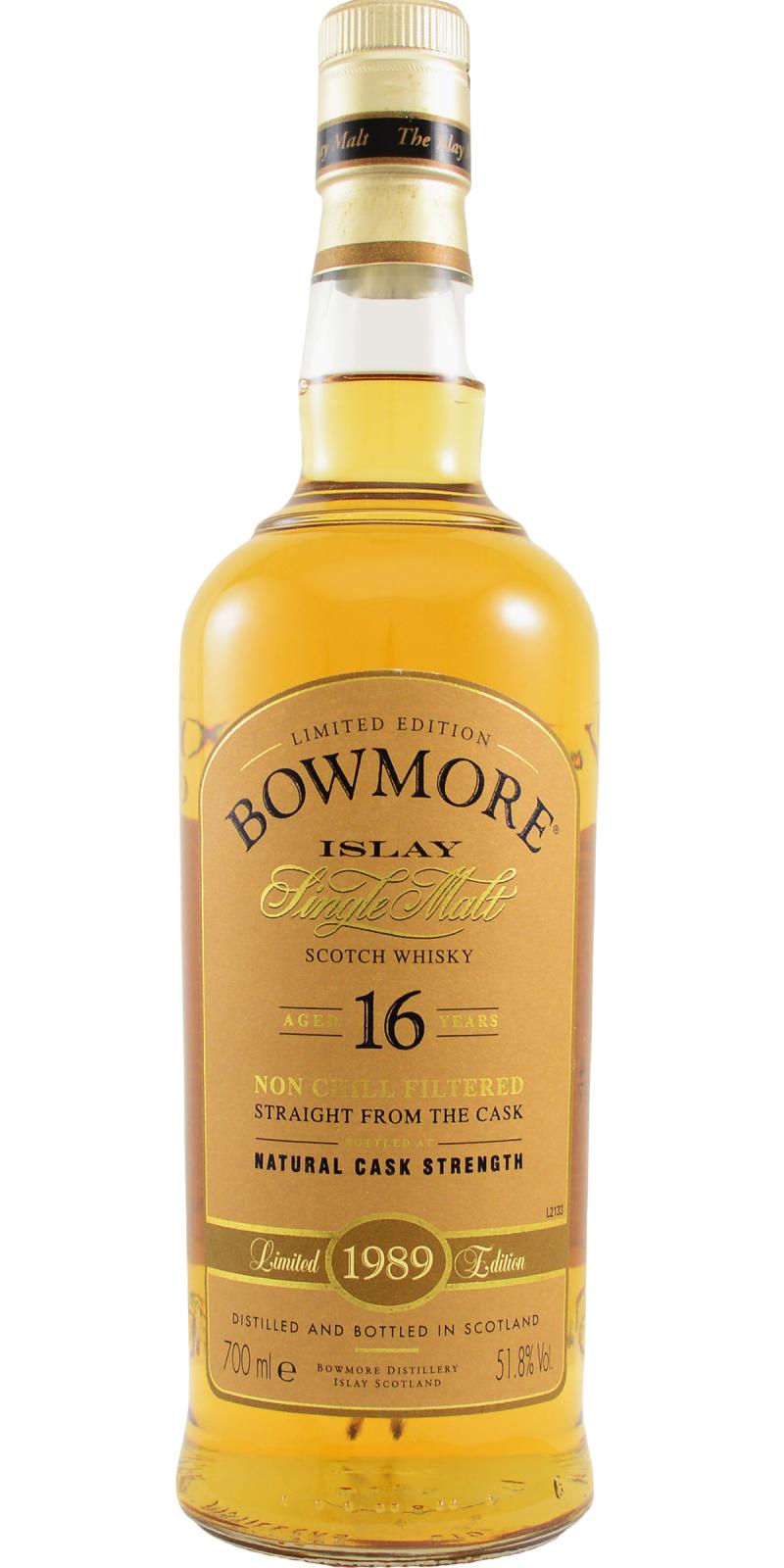 Bowmore 1989, 16 Year Old Natural Cask Strength Scotch Whisky | 700ML at CaskCartel.com