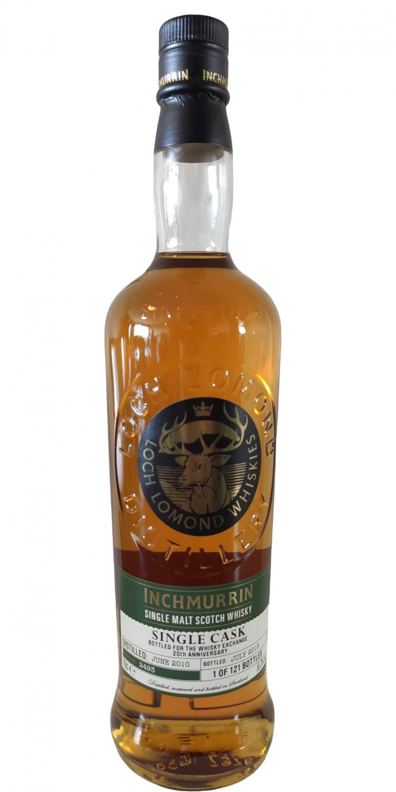 Inchmurrin 2010 Single Cask (Cask #2493) 9 Year Old 2019 Release Single Malt Scotch Whisky | 700ML at CaskCartel.com