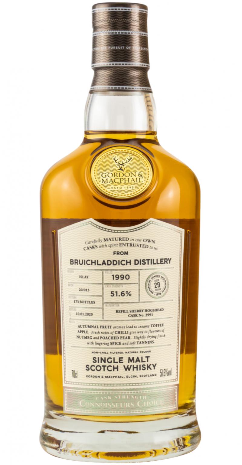 Bruichladdich Connoisseurs Choice Single Cask #2991 1990 29 Year Old Scotch Whisky | 700ML at CaskCartel.com