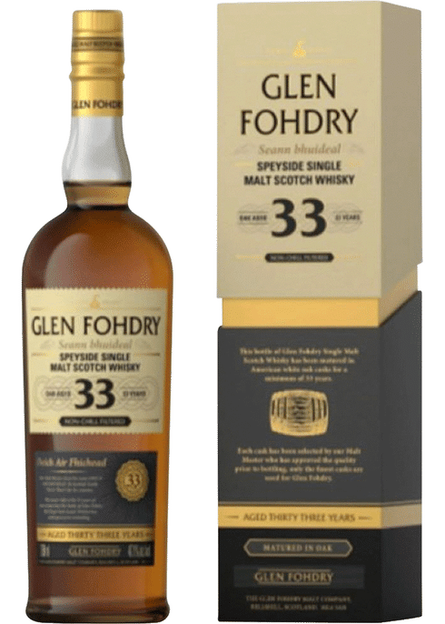 Glen Fohdry 33 Year Old Speyside Single Malt Scotch Whisky at CaskCartel.com