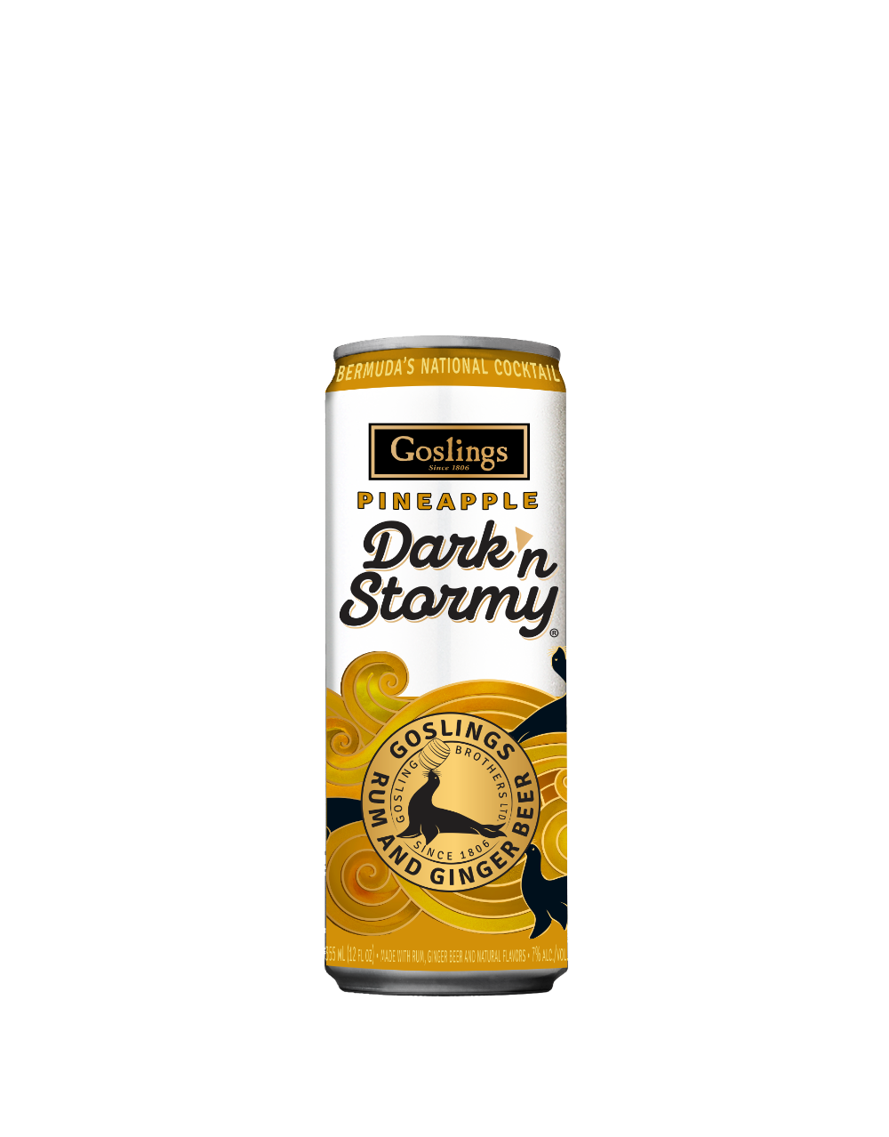 Goslings Pineapple Dark'n Stormy Cocktail | 355ML at CaskCartel.com