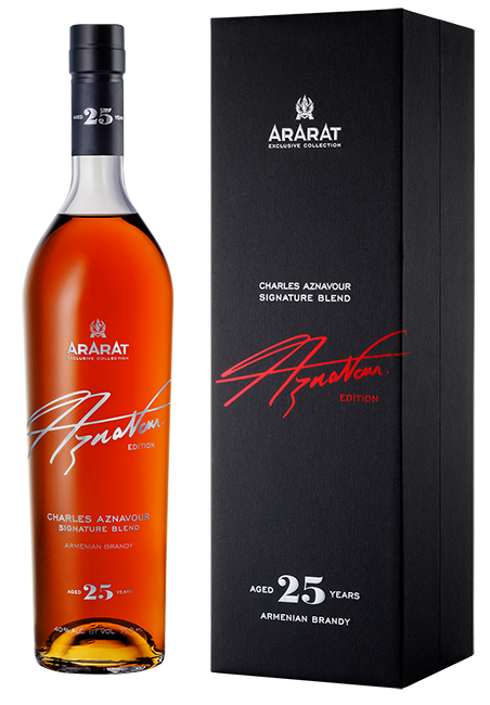 Ararat Aznavour Edition Charles Aznavour Signature Blend 25 Year Old Armenian Brandy at CaskCartel.com