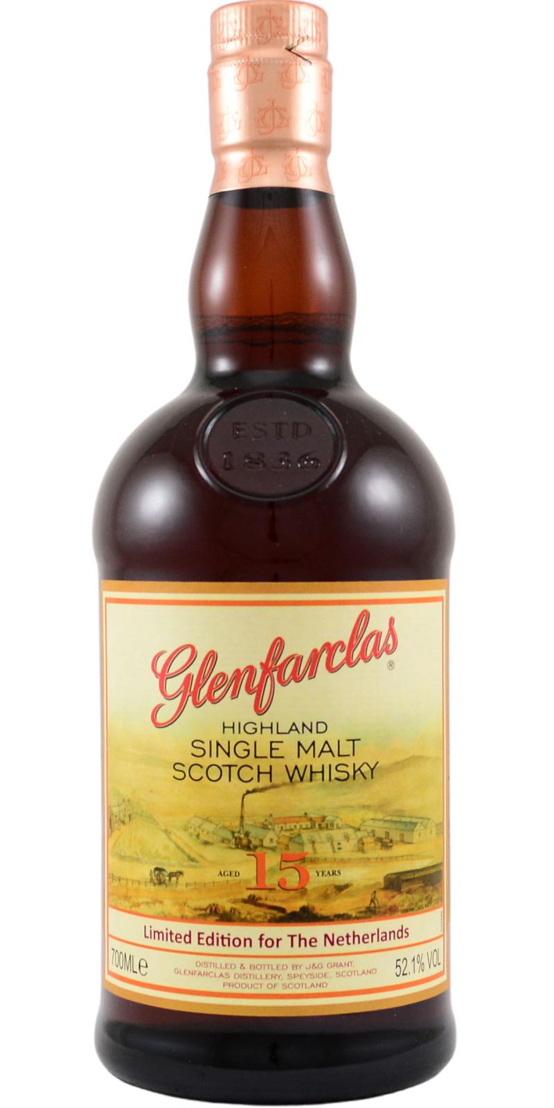 Glenfarclas Limited Edition for The Netherlands 15 Year Old (2020) Release Scotch Whisky | 700ML at CaskCartel.com
